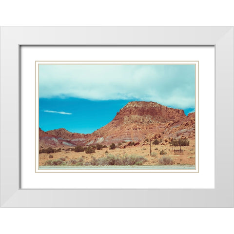 Quintero New Mexico II White Modern Wood Framed Art Print with Double Matting by Quintero, Sonja