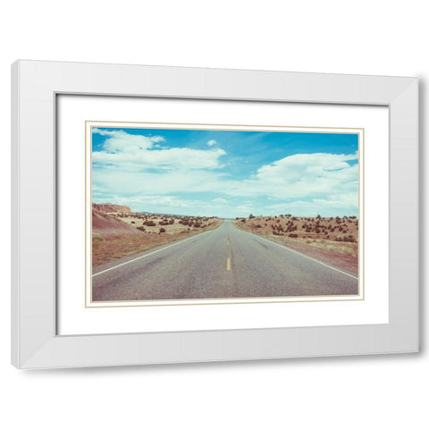 Quintero New Mexico III White Modern Wood Framed Art Print with Double Matting by Quintero, Sonja
