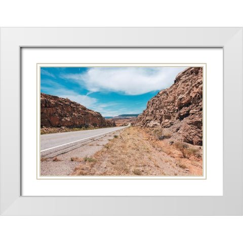 Quintero New Mexico IV White Modern Wood Framed Art Print with Double Matting by Quintero, Sonja