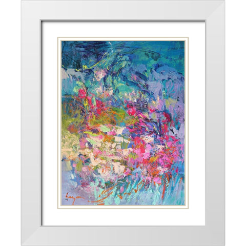 Forevermore  I White Modern Wood Framed Art Print with Double Matting by Fagan, Dorothy