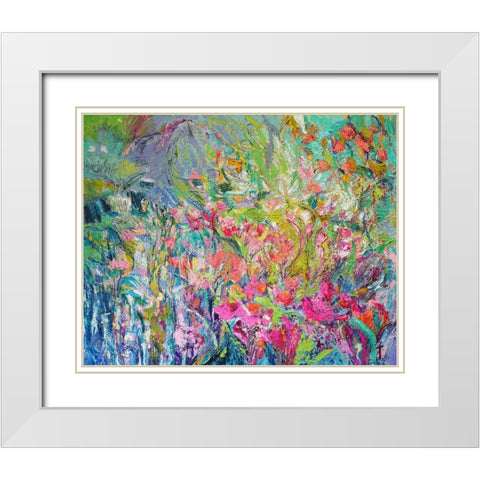 Garden of Light  III White Modern Wood Framed Art Print with Double Matting by Fagan, Dorothy