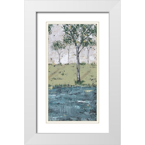 Special Memories II White Modern Wood Framed Art Print with Double Matting by Reynolds, Jade