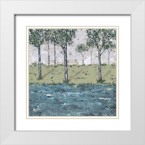 Special Memories III White Modern Wood Framed Art Print with Double Matting by Reynolds, Jade
