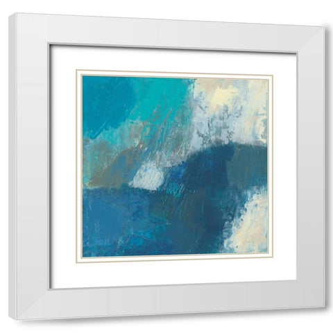 Dyeu II White Modern Wood Framed Art Print with Double Matting by Jachimiec, Sue