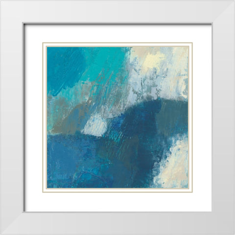 Dyeu II White Modern Wood Framed Art Print with Double Matting by Jachimiec, Sue