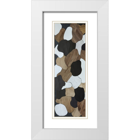 Chocolate Marshmallow Walnuts III White Modern Wood Framed Art Print with Double Matting by Good, Coco