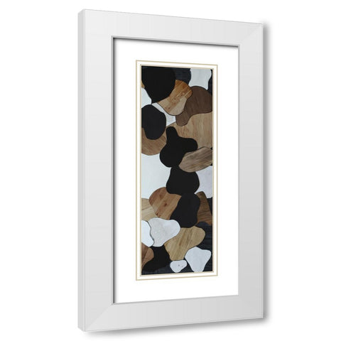 Chocolate Marshmallow Walnuts IV White Modern Wood Framed Art Print with Double Matting by Good, Coco