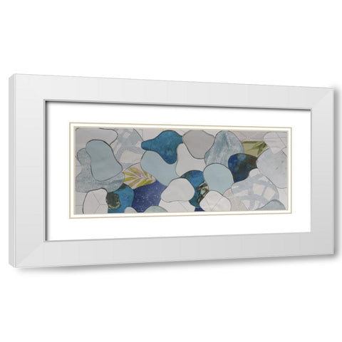 Koi Fish Pond VI White Modern Wood Framed Art Print with Double Matting by Good, Coco