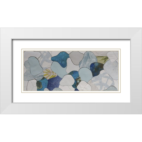 Koi Fish Pond VI White Modern Wood Framed Art Print with Double Matting by Good, Coco