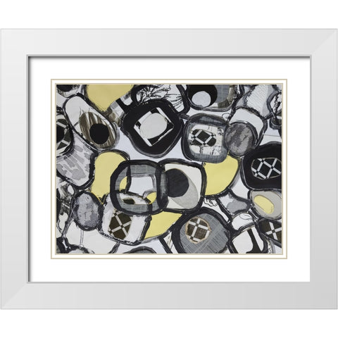 Licorice and Lemon Drops I White Modern Wood Framed Art Print with Double Matting by Good, Coco