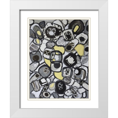 Licorice and Lemon Drops II White Modern Wood Framed Art Print with Double Matting by Good, Coco