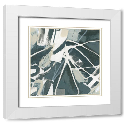 Chance Momentum II White Modern Wood Framed Art Print with Double Matting by Vess, June Erica