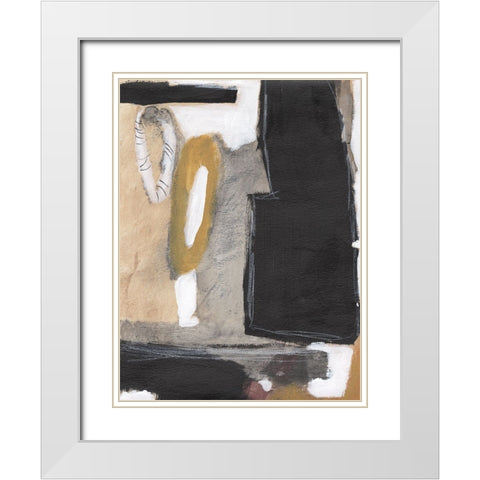 Bold Impressions II White Modern Wood Framed Art Print with Double Matting by Fuchs, Jodi