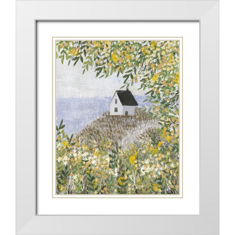 That Sea II White Modern Wood Framed Art Print with Double Matting by Wang, Melissa