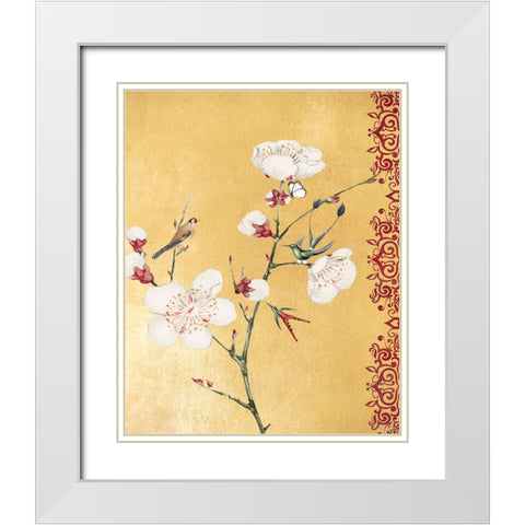 Regality II White Modern Wood Framed Art Print with Double Matting by Smith, Karen