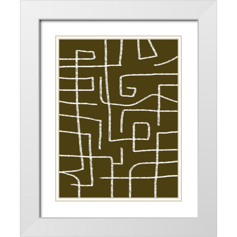 This is Where I Leave You II White Modern Wood Framed Art Print with Double Matting by Schlotzhauer, Jim