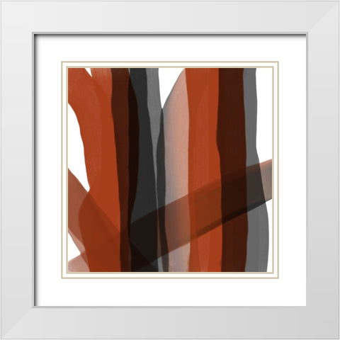 Wherewithal I White Modern Wood Framed Art Print with Double Matting by Schlotzhauer, Jim