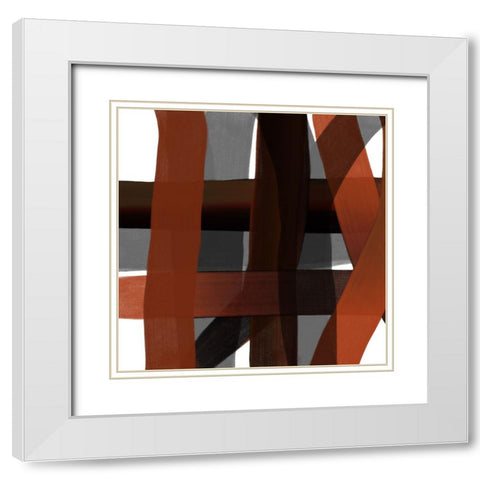 Wherewithal III White Modern Wood Framed Art Print with Double Matting by Schlotzhauer, Jim