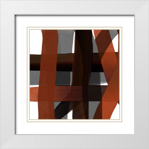 Wherewithal III White Modern Wood Framed Art Print with Double Matting by Schlotzhauer, Jim