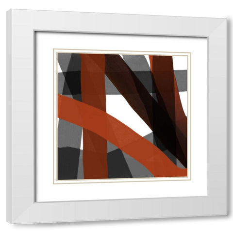 Wherewithal IV White Modern Wood Framed Art Print with Double Matting by Schlotzhauer, Jim