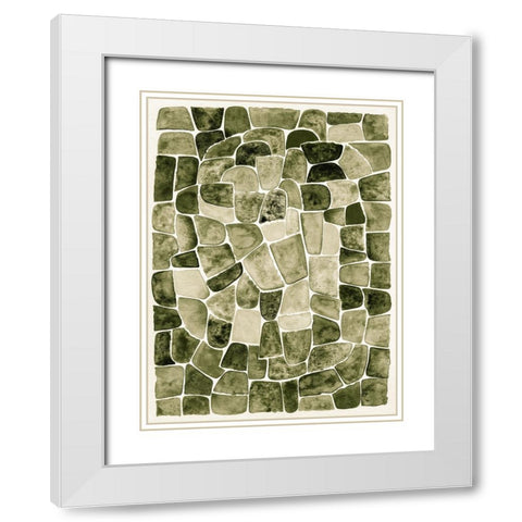 Walkways I White Modern Wood Framed Art Print with Double Matting by Galapon, Nikki