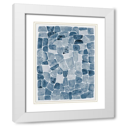 Walkways III White Modern Wood Framed Art Print with Double Matting by Galapon, Nikki