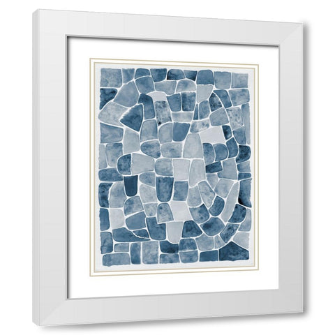 Walkways IV White Modern Wood Framed Art Print with Double Matting by Galapon, Nikki