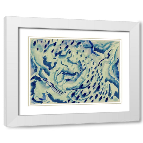 A Wonderland I White Modern Wood Framed Art Print with Double Matting by Galapon, Nikki
