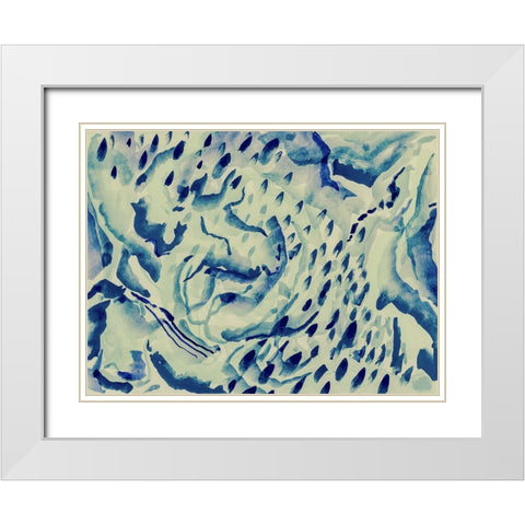A Wonderland I White Modern Wood Framed Art Print with Double Matting by Galapon, Nikki