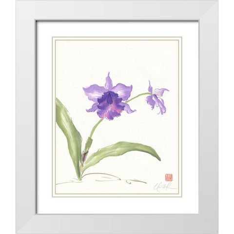 You Found Me II White Modern Wood Framed Art Print with Double Matting by Rae, Nan