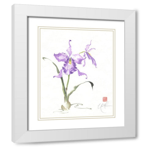 Kingly Stance I White Modern Wood Framed Art Print with Double Matting by Rae, Nan