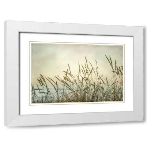 Summer Sea Breeze White Modern Wood Framed Art Print with Double Matting by Poinski, Dianne