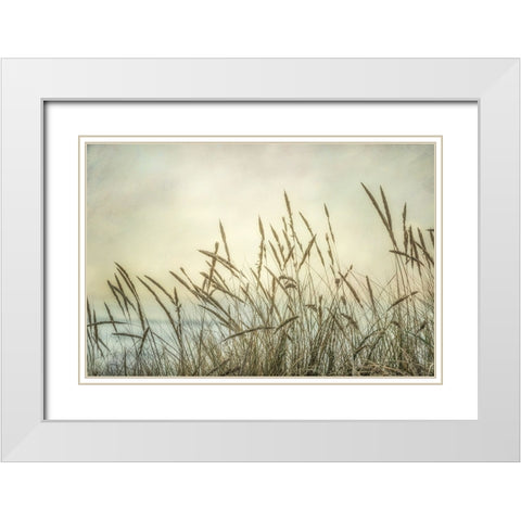 Summer Sea Breeze White Modern Wood Framed Art Print with Double Matting by Poinski, Dianne
