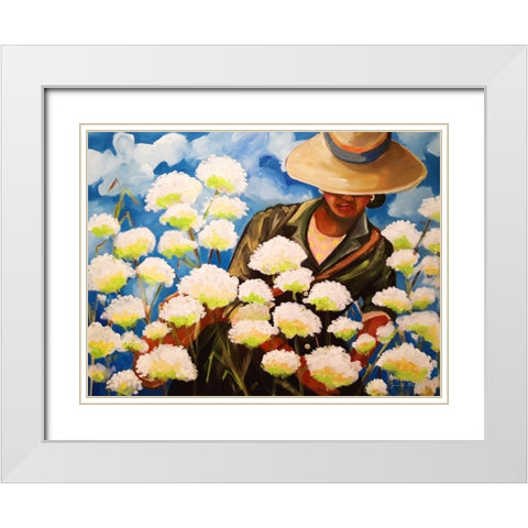 Some Day Sharecropper I White Modern Wood Framed Art Print with Double Matting by McGee, Janie