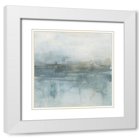 Shrouded Sound I White Modern Wood Framed Art Print with Double Matting by Vess, June Erica