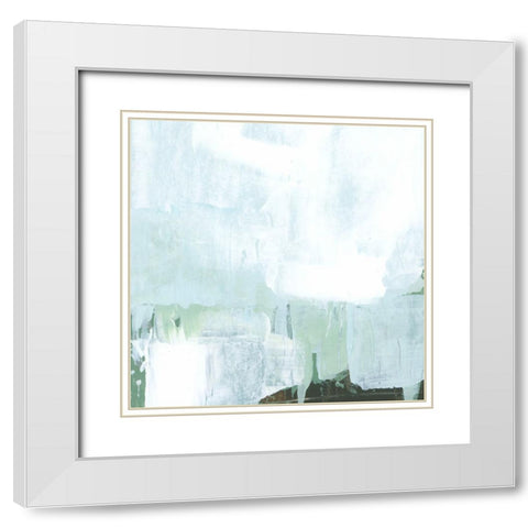 Field Lens I White Modern Wood Framed Art Print with Double Matting by Vess, June Erica