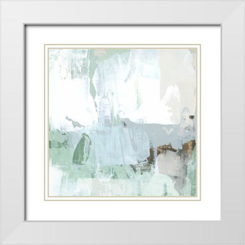 Field Lens III White Modern Wood Framed Art Print with Double Matting by Vess, June Erica