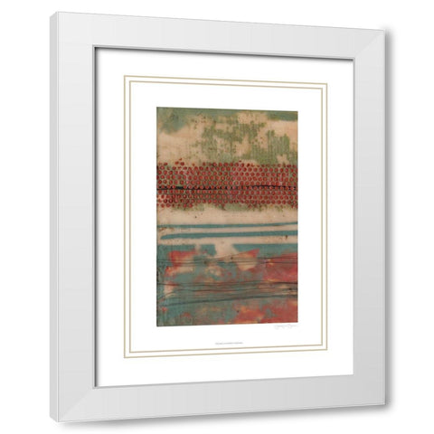 Undulate I White Modern Wood Framed Art Print with Double Matting by Goldberger, Jennifer