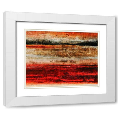Art Zero II White Modern Wood Framed Art Print with Double Matting by Douglass, Farrell