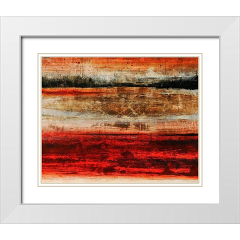 Art Zero II White Modern Wood Framed Art Print with Double Matting by Douglass, Farrell