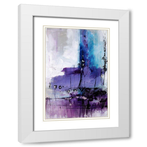 Donde White Modern Wood Framed Art Print with Double Matting by Schicker, Joshua