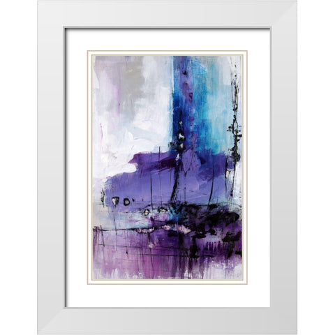 Donde White Modern Wood Framed Art Print with Double Matting by Schicker, Joshua