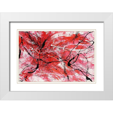 Free Style White Modern Wood Framed Art Print with Double Matting by Douglass, Farrell