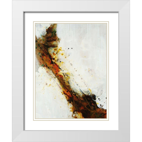 Gold Canyon I White Modern Wood Framed Art Print with Double Matting by Taylor, Kari