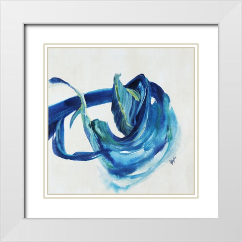 Laffy Taffy II White Modern Wood Framed Art Print with Double Matting by Douglass, Farrell