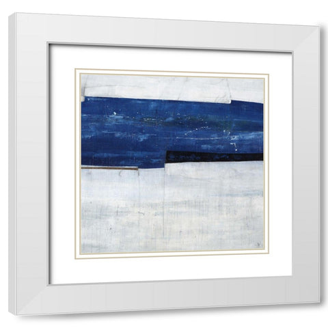 League White Modern Wood Framed Art Print with Double Matting by Schicker, Joshua