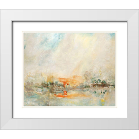 Old Masters World White Modern Wood Framed Art Print with Double Matting by Maas, Jodi