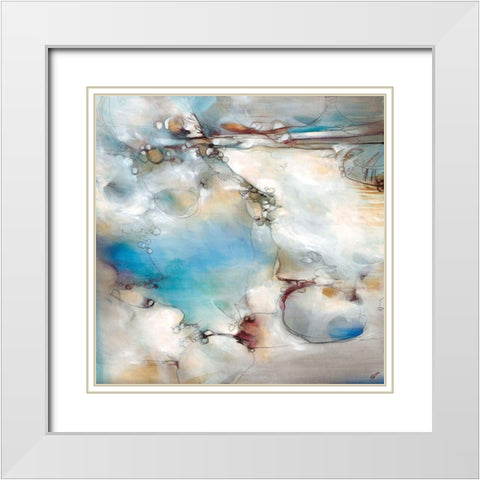 Standing Still In Motion White Modern Wood Framed Art Print with Double Matting by Drotar, Rikki