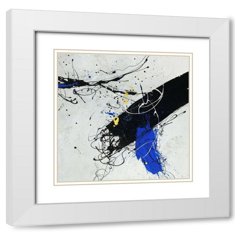 Oops I White Modern Wood Framed Art Print with Double Matting by Douglass, Farrell