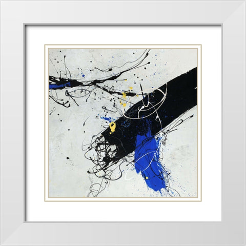 Oops I White Modern Wood Framed Art Print with Double Matting by Douglass, Farrell